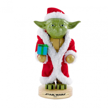 Kurt Adler Yoda In Santa Robe Nutcracker