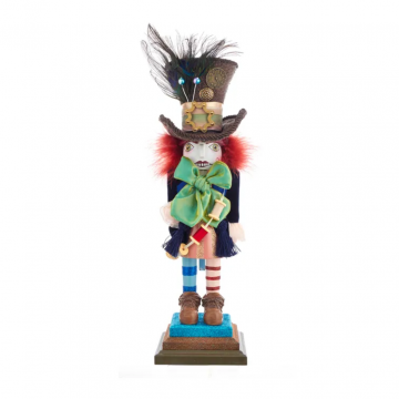 Kurt Adler Holly Wood Hatter Nutcracker