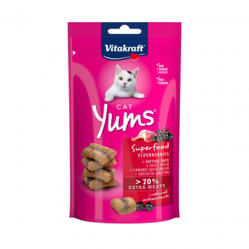 Vitakraft Cat Yums + Superfood vlierbessen 40 gram