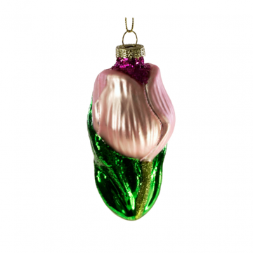 Werner Voss ornament tulp roze glas