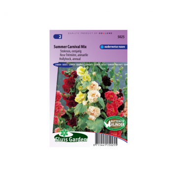 Alcea Rosea Double Annual Choice Mix