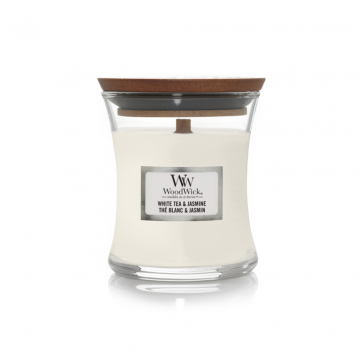 WoodWick White Tea & Jasmine Mini Candle