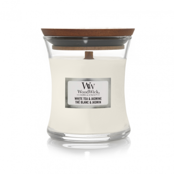 WoodWick White Tea & Jasmine Medium Candle