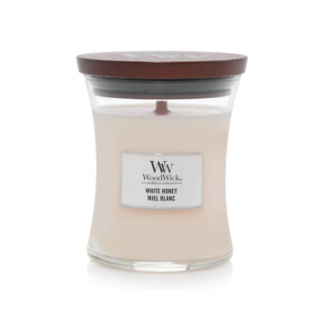 WoodWick White Honey Medium Candle