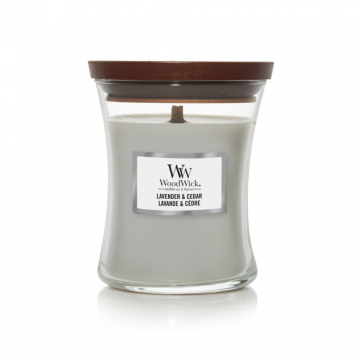 WoodWick Lavender & Cedar Medium Candle