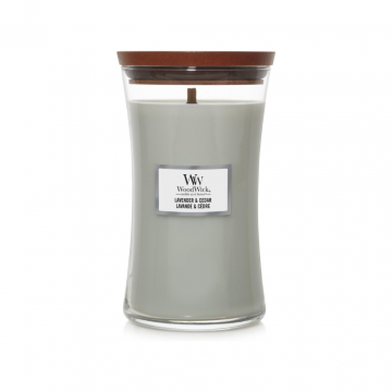 WoodWick Lavender & Cedar Large Candle