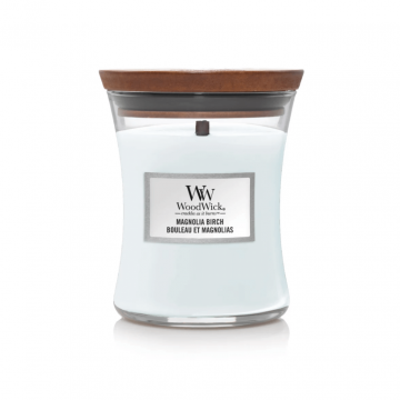 WoodWick Magnolia Birch Medium Candle