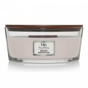 WoodWick Warm Wool Ellipse Candle