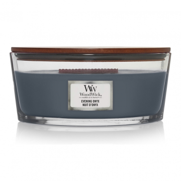 WoodWick Evening Onyx Ellipse Candle