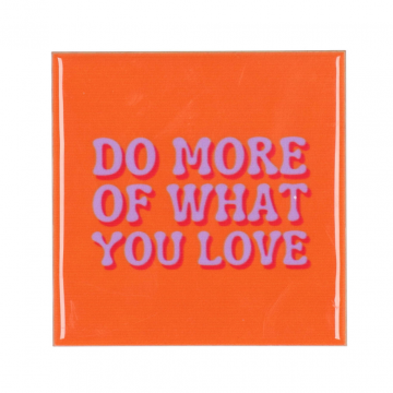 Tegel Do More Oranje 10 x 10 cm