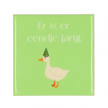 Tegel Jarig Groen 10 x 10 cm