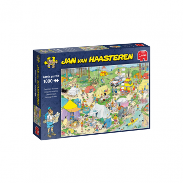 Jan van Haasteren Puzzel Kamperen in het bos