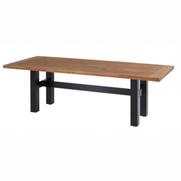 Hartman Tuintafel Sophie Yasmani Table Carbon Black Vintage Brown Teak