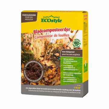 ECOstyle Bladcomposteerder kleigrond 4.5kg