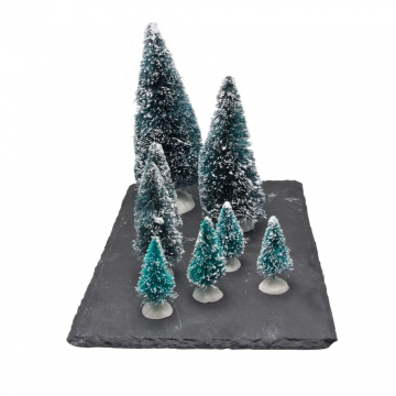 Mini kerstboompjes 8 stuks