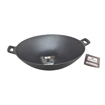 Cast Iron Wok gietijzer 6,5L