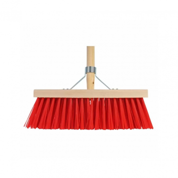 Talen Tools Bezem rood 35cm met steel