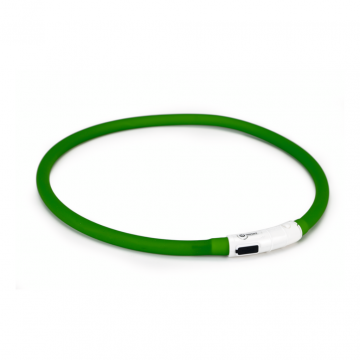 Beeztees Dogini veiligheidsband LED groen 70 cm