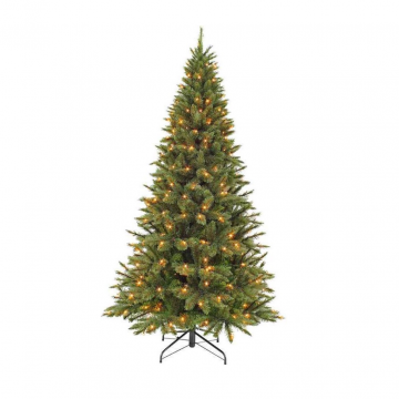 Kunstkerstboom Forest Frosted LED Groen 155 cm Ø 86