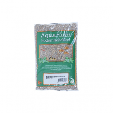 Aquarium Bodembedekker Grind Donker 1-2 mm 2.5kg