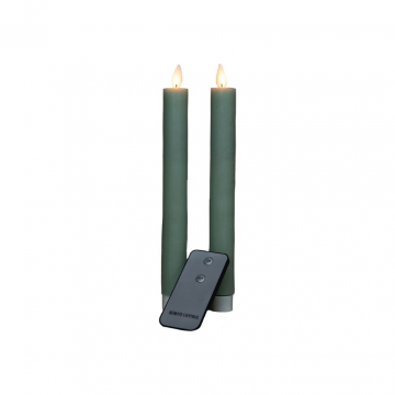 Dinerkaars Jade Groen Rustiek Wax 23 cm(2 stuks)