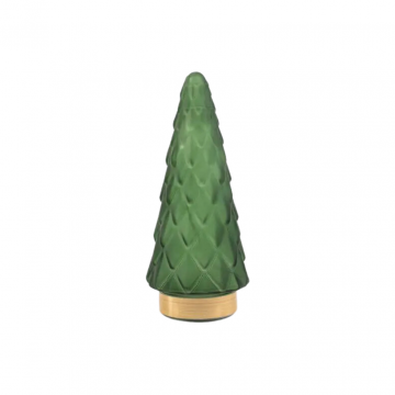 Kerstfiguur decoratieboom Groen D 10,5 H 24,5 cm