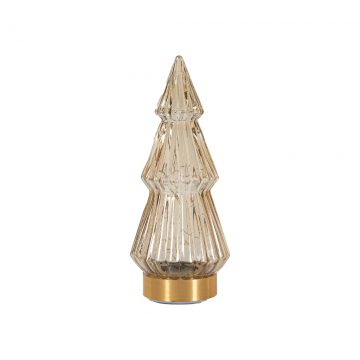 Kerstfiguur decoratieboom Goud D 10 H 23,5 cm 