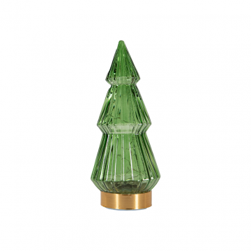 Kerstfiguur decoratieboom Groen D 10 H 23,5 cm 