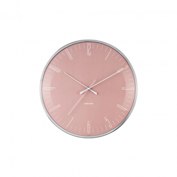 Karlsson Wandklok Dragonfly Roze Bolglas