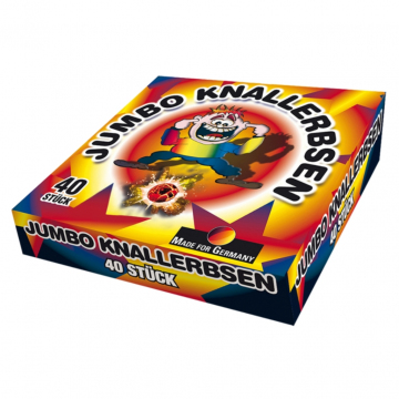 Lesli vuurwerk Jumbo Knallerbsen Box