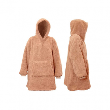 Unique Living Hoodie Teddy Old Pink