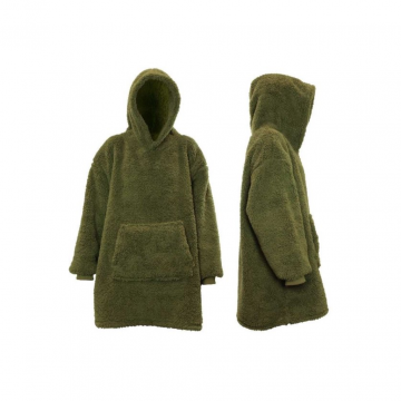 Unique Living Hoodie Teddy Winter green