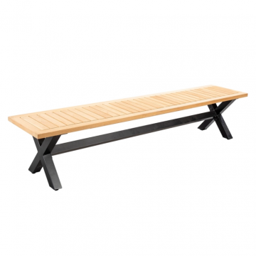 Yoi Tuinbank Wakai Dark Grey Teak