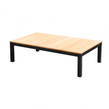 Yoi Tori Salontafel Zwart Teak