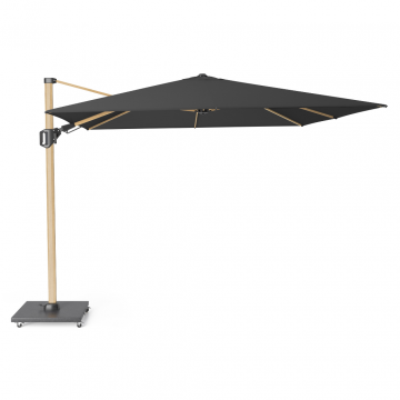 Challenger Zweefparasol T² premium 3x3 Zwart Eik