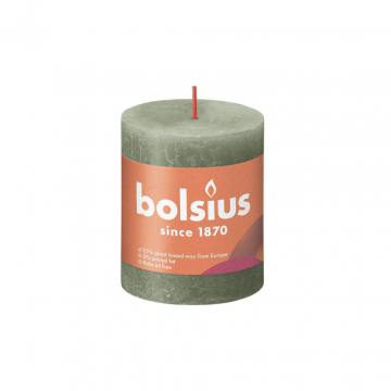 Bolsius Rustiek stompkaars Fresh Olive 80/68