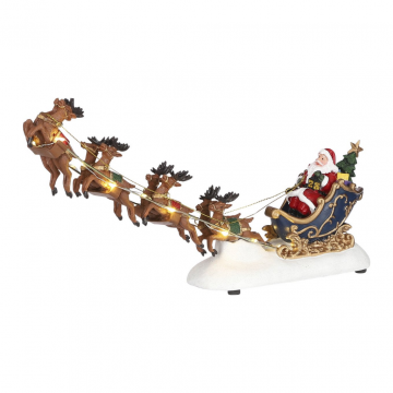 Luville Santa sleigh 34 x 7 x 15 cm