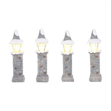 Luville Lantern on foot (4 pcs) 2 x 2 x 8 cm