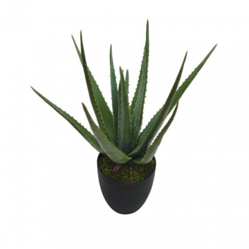 Kunstplant Aloe Vera in pot 45 cm