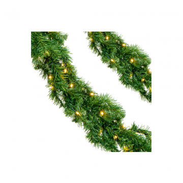 Evergreen guirlande Northern spruce 500x25cm met verlichting