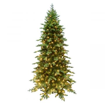 Janga Slim kunstkerstboom met verlichting 400L H240x133cm