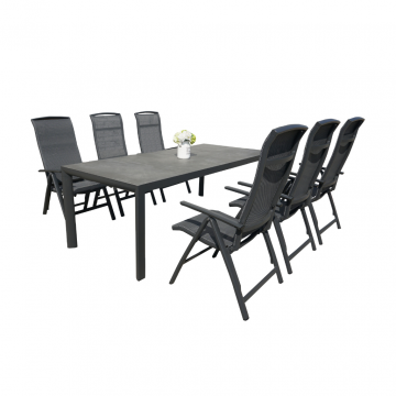 Royal Seasons La Palma Diningset 6 stoelen