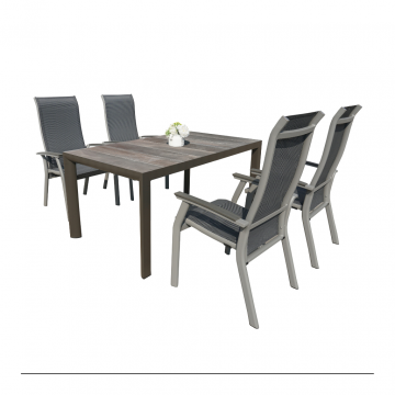 Royal Seasons Sevilla Diningset 4 stoelen