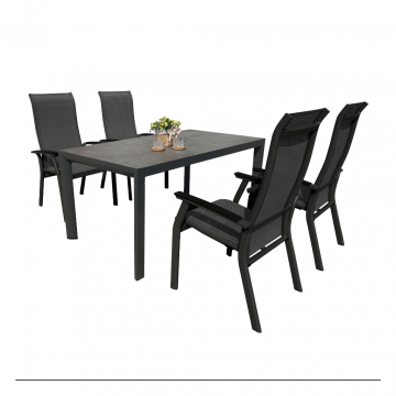 Royal Seasons Porto Diningset 4 stoelen