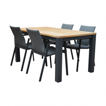 Royal Seasons Alora Diningset 4 stoelen