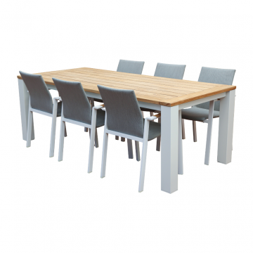 Royal Seasons Rivièra Diningset 6 stoelen