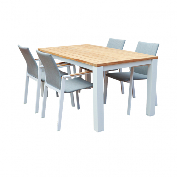 Royal Seasons Rivièra Diningset 4 stoelen