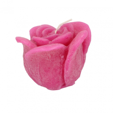 Candle Roos Fuchsia 11 x 9 cm