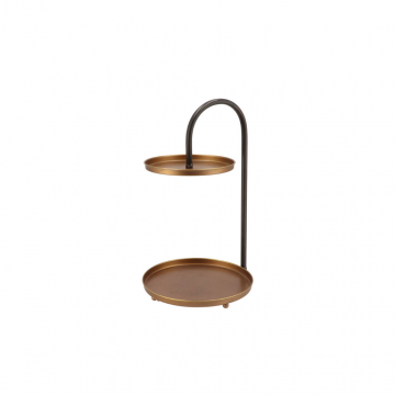 Tosca Etagere Goud Laag 39 cm