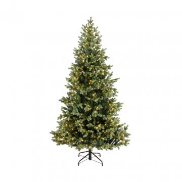 Everlands kunstkerstboom Geneva fir groen met verlichting 180x116cm